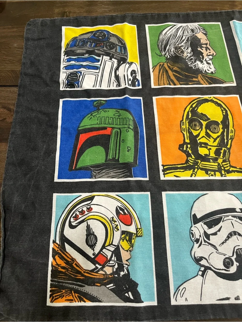 Star Wars Darth Vader C3PO Boba Fett Yoda R2D2 Luke Standard Vintage Pillowcase